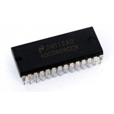 ADC0808 8-Bit A/D Converter IC DIP-28 Package with 8-Channel Multiplexer