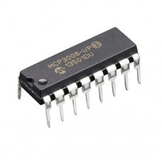 MCP3008 IC DIP-16 Package, 8-Channel, 10-Bit A/D Converter with SPI Interface