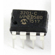 MCP3201 12-Bit IC DIP-8 A/D Converter (ADC) with SPI Interface