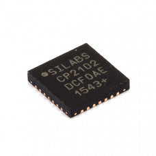 CP2102, a USB to UART Bridge Controller IC (SMD QFN-28 Package),