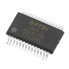 SMD SSOP-28 Package, FT232RL USART Interface IC for USB to Serial