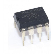 IC DIP-8 package for 24C08 8K bit Serial I2C Bus EEPROM.