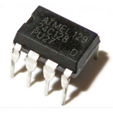 24C128 EEPROM IC DIP-8 Package, 128K bit Serial I2C Bus