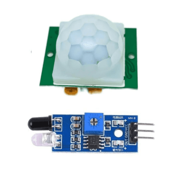 PIR (Passive Infrared Sensor) + IR Proximity Sensor (HC-SR501)