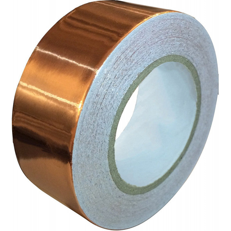 25 meters of 1.5-inch copper tape with conductive adhesive