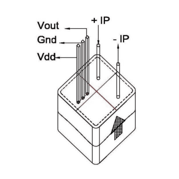 Original WCS2702 Linear Current Sensor with Hall Effect (0-2.0A)