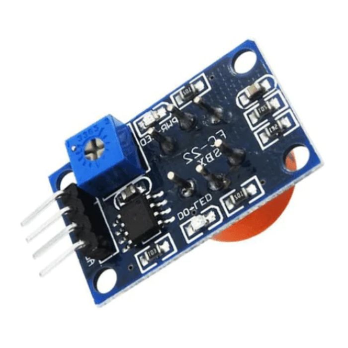 MQ-3 Gas Sensor Module: Detector Module for CO, Hexane, LPG, CH4, and Benzine