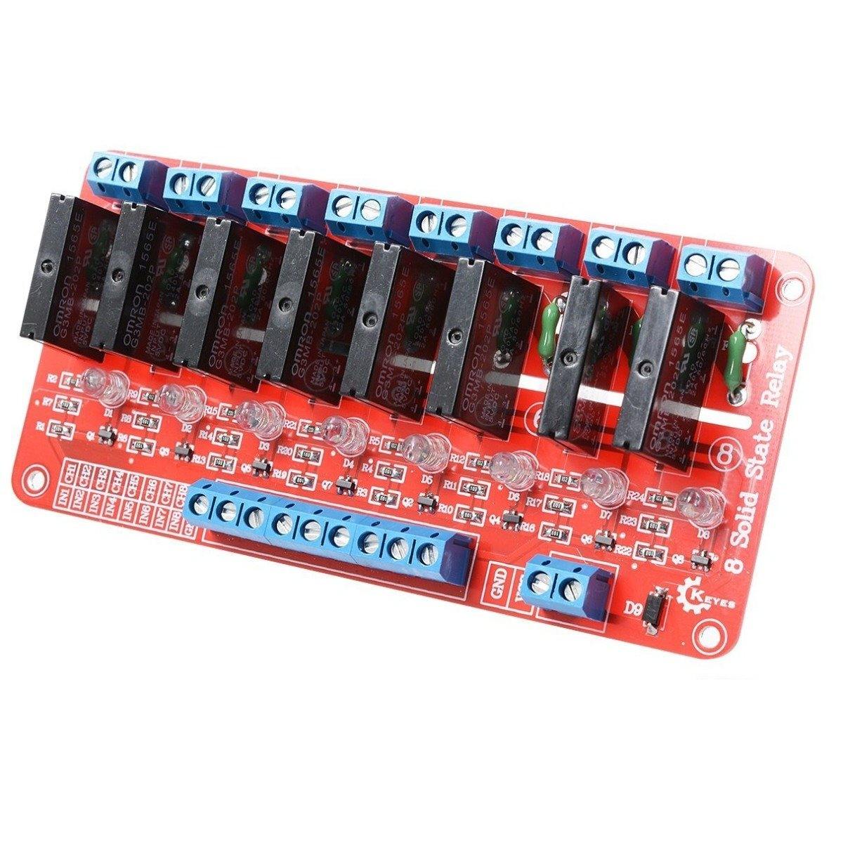 8-channel, 5 volt SSR module