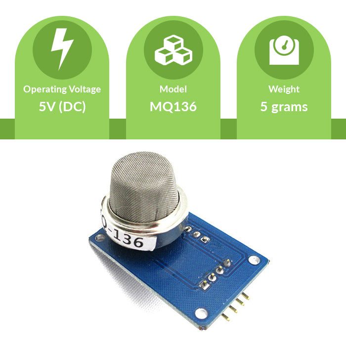 Hydrogen Sulfide Gas Sensor MQ-136