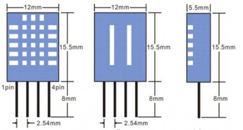 DHT11 Temperature and Humidity Sensor Module (25-piece set)