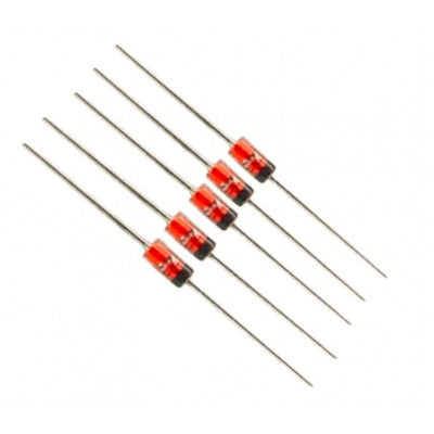 Five pieces of a 20V 1/2W Zener diode pack