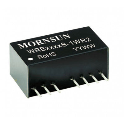 Mornsun 24V to 15V DC-DC Converter 1W Power Supply Module - Exceptionally Small SIP Package WRB2415S-1WR2