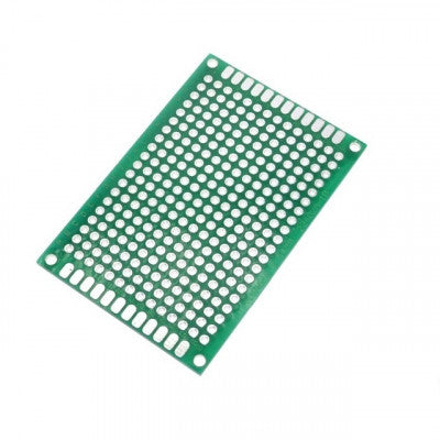 Double-Sided Universal PCB Prototype Board, 4 by 6 cm