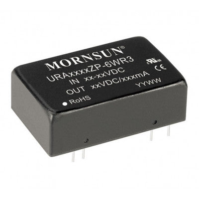 Mornsun 48V to ±5V DC-DC Converter 6W Power Supply Module - DIP Package, URA4805ZP-6WR3.