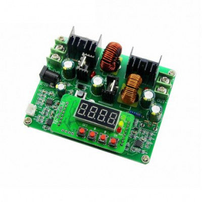 The D3806 is a 38V 6A charger that is an adjustable boost module with a steady constant current power supply.