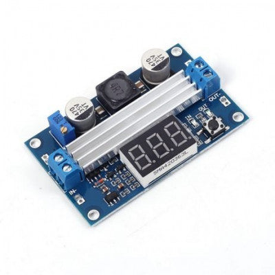 DC-DC High Power Adjustable Step-up Module with Digital Display Voltmeter, 3.0-35V to 3.5-35V 100W