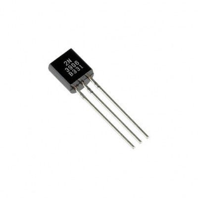 3 Pieces Pack of 2N3906 PNP General Purpose Transistor, 40V, 200mA, TO-92 Package