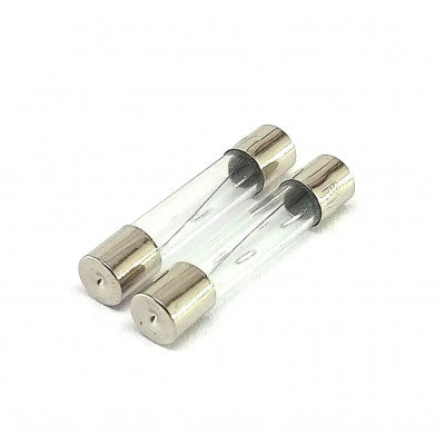 Glass fuse, 6x30 mm, 500mA, 250V, two pieces per pack