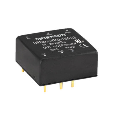 Mornsun 24V to 24V DC-DC Converter 15W Power Supply Module - DIP Package, URB2424YMD-15WR3.