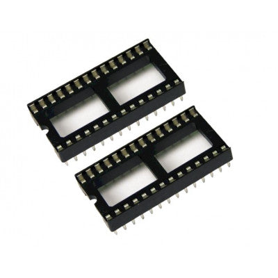 28-Pin IC Base/Socket (DIP) - Broad - Pair of Pieces