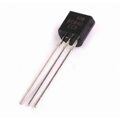 High-current BC640 PNP Transistor, 80V/1A, TO-92 Package