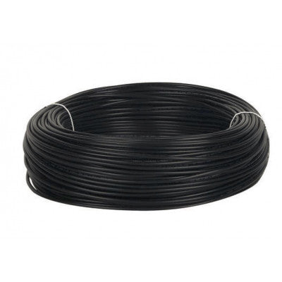 Single-strand PCB wire roll, black, 26AWG gauge, 92 meters