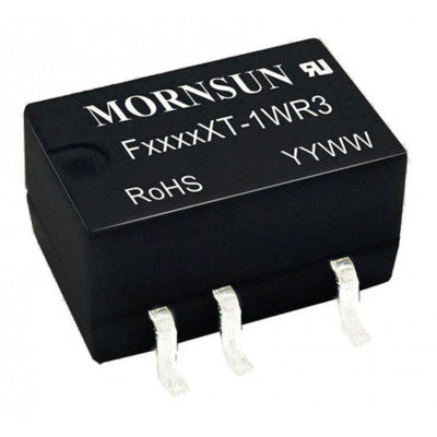 Compact SMD Package - F0515XT-1WR3 Mornsun 5V to 15V DC-DC Converter 1W Power Supply Module