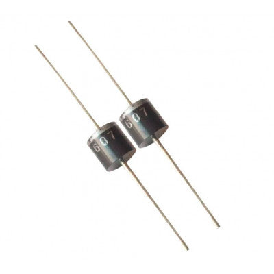 Two-piece pack of FR607 6A fast recovery diodes