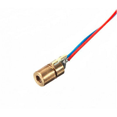 Red laser diode, 650nm, 5V, 6mm, 50mW