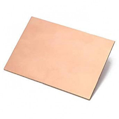 100 x 75 x 1.5 mm FR4 Copper Clad Laminate Double Side PCB.