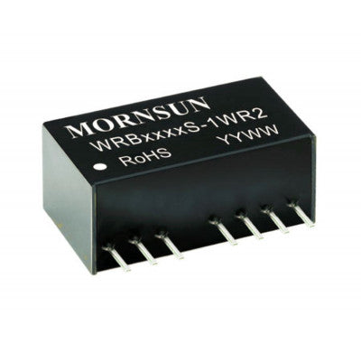 Mornsun 12V to 24V DC-DC Converter 1W Power Supply Module - Exceptionally Small SIP Package WRB1224S-1WR2