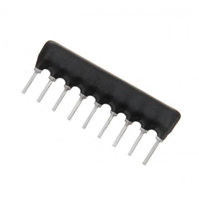 9 Pin Resistor Network - SIP - 10k ohm