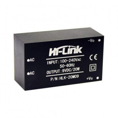 Hi-Link 9V/20W AC to DC Power Supply Module, HLK-20M09