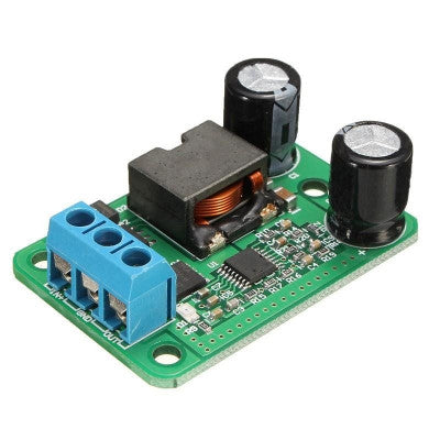 In place of LM2596S, this DC-DC Step-Down Buck Converter Power Supply Module operates from 24V to 12V, 9V to 5V, 5A, and 25W.