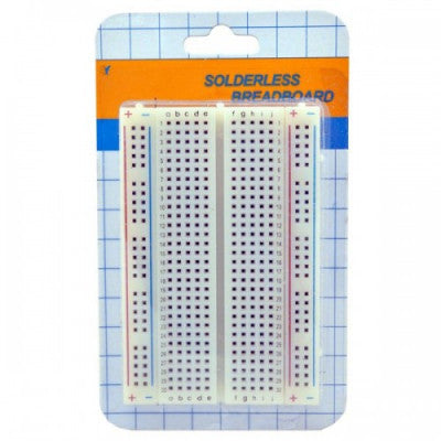 400-Point Solderless Half-Size Breadboard