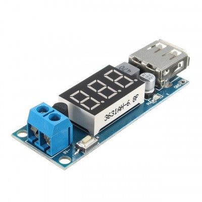 Step-down Converter DC-DC 4.5-40V To 5V 2A USB Charger Module for Voltmeter