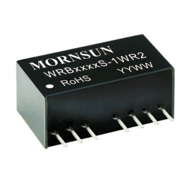 Mornsun 5V to 5V DC-DC Converter 1W Power Supply Module - Exceptionally Small SIP Package WRB0505S-1WR2