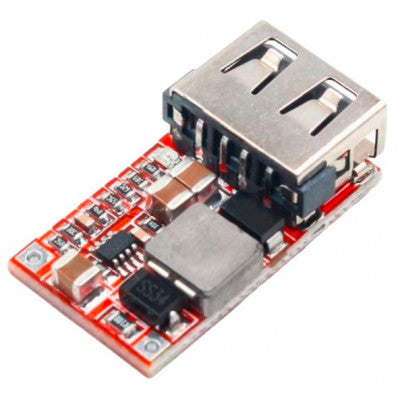 Step-down USB Power Charger with Adjustable Buck Converter, DC to DC 6-24V to 5V