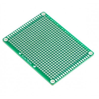 Double-Sided Universal PCB Prototype Board, 6 by 8 cm