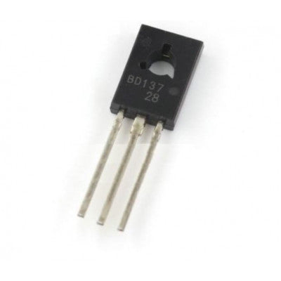 60V 1.5A TO-126 Package BD137 NPN Bipolar Medium Power Transistor