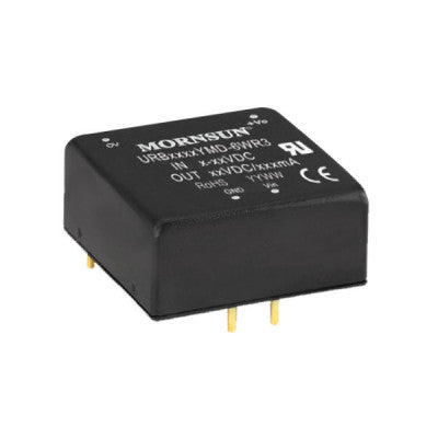 Mornsun 24V to 12V DC-DC Converter 6W Power Supply Module - DIP Package, URB2412YMD-6WR3