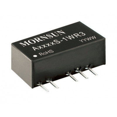 A0524S-1WR3 Mornsun 1W Power Supply Module - SIP Package - DC-DC Converter, 5V to ±24V