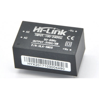 Hi-Link 5V 5W AC to DC Power Supply Module, HLK-5M05