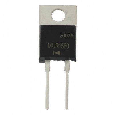 MUR1560 Ultrafast Power Diode, 400V–600V 15A