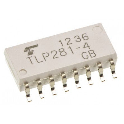 TLP281-4 - Toshiba Transistor Output Optocoupler (SMD SOIC-16 Package)