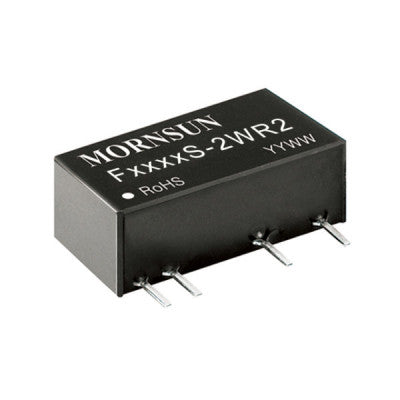 Mornsun 5V to 5V DC-DC Converter 2W Power Supply Module - Compact SIP Package F0505S-2WR2