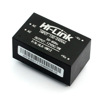 Hi-link 12V 5W AC to DC Power Supply Module, model number HLK-5M12