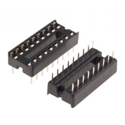 18 Pin DIP IC Base - 2 Pieces Per Pack