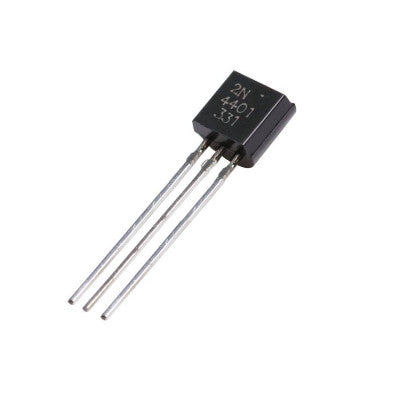 5 Pieces Pack of 2N4401 NPN General Purpose Transistor, 40V 600mA, TO-92 Package