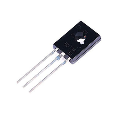 45V 1.5A Bipolar Medium Power Transistor, TO-126 Package, BD136 PNP